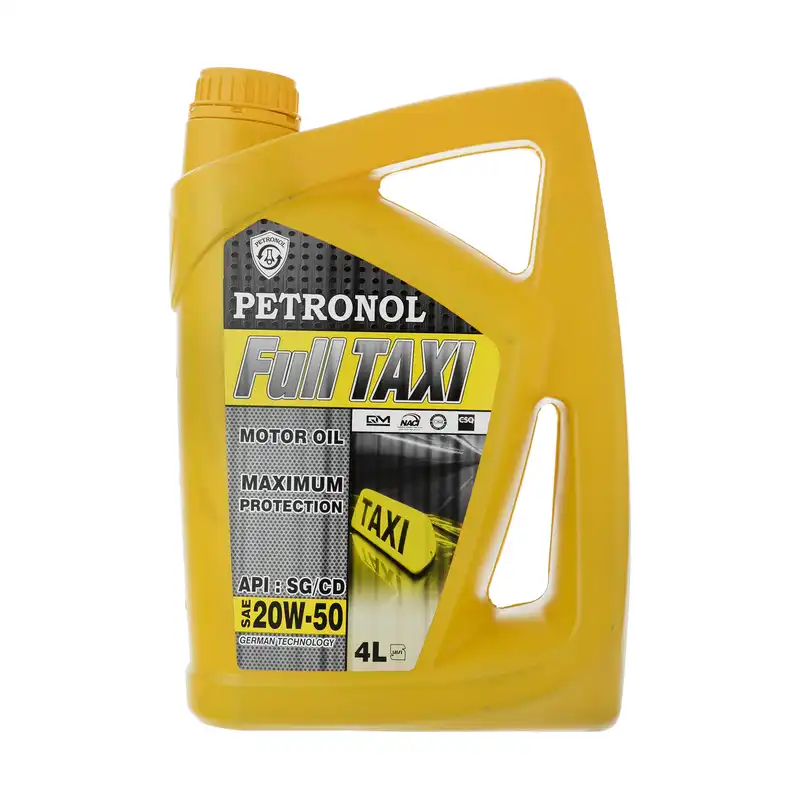 روغن موتور خودرو پترونول مدل فول تاکسی SAE 20W-50 ظرفیت 4 لیتر