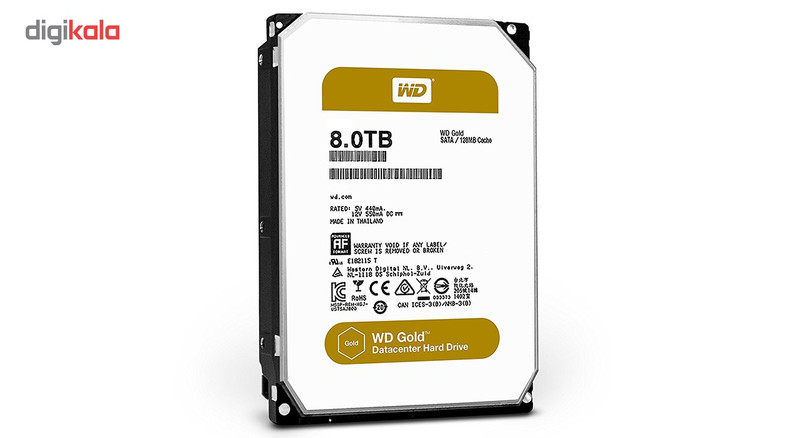 هارددیسک اینترنال وسترن دیجیتال مدل Gold WD8002FRYZ ظرفیت 8 ترابایت 3