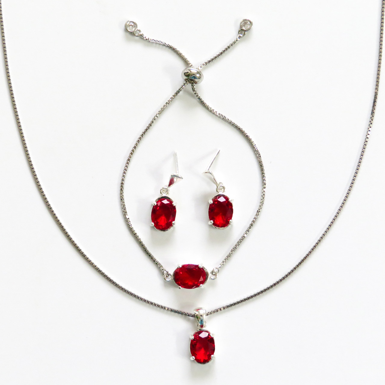 نیم ست نقره زنانه کد AV173D-S10 C5