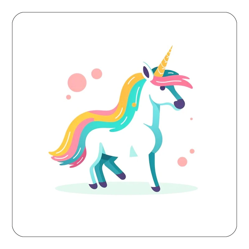 مگنت کاکتی طرح اسب تک شاخ و یونیکورن مدل mp32278