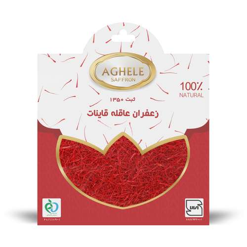 زعفران درجه یک عاقله - نیم  گرم
