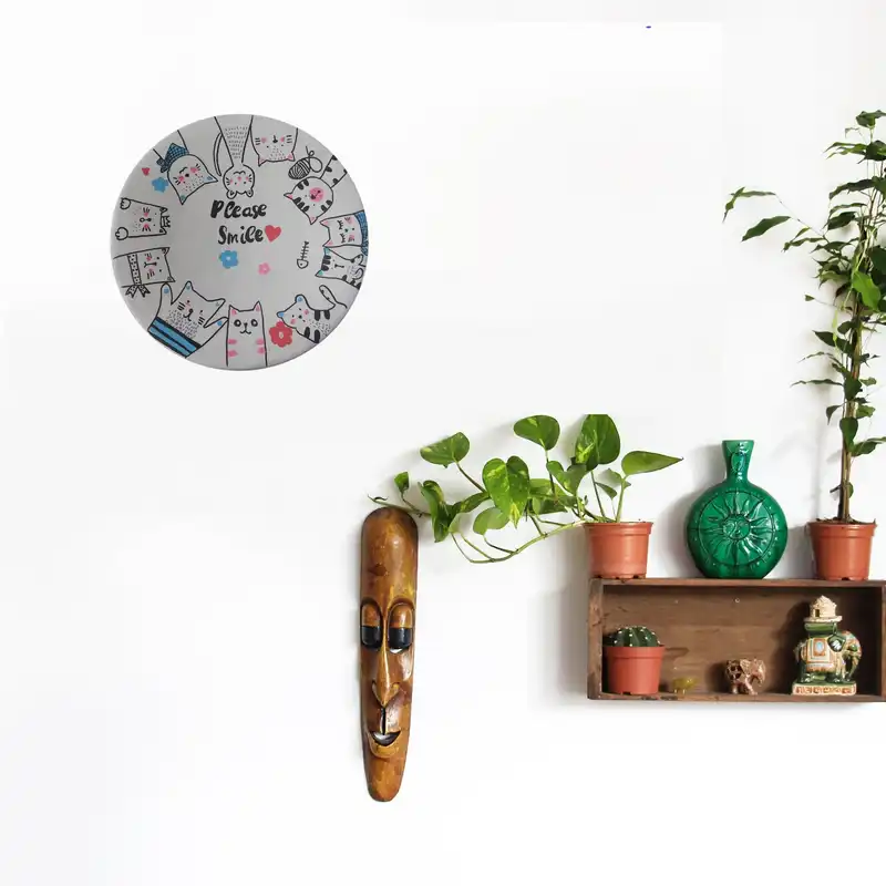 بشقاب دیوارکوب سفالی مدل پیشول کد 56325