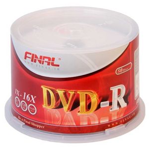 نقد و بررسی دی وی دی خام فینال مدل DVD-R بسته 50 عددی توسط خریداران