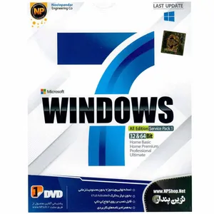 سیستم عامل ویندوز 7 به همراه برنامه های کاربردی نشر نوین پندار