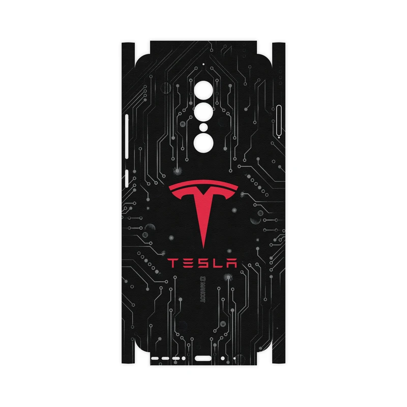 برچسب پوششی ماهوت مدل TESLA-Motors-FullSkin مناسب برای گوشی موبایل جی ال ایکس Shahin