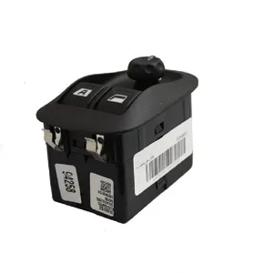 کلید شیشه بالابر جلو و تنظیم آینه  آی پی اِن سی مدل دو سوکت کد 120447 مناسب برای پژو 206