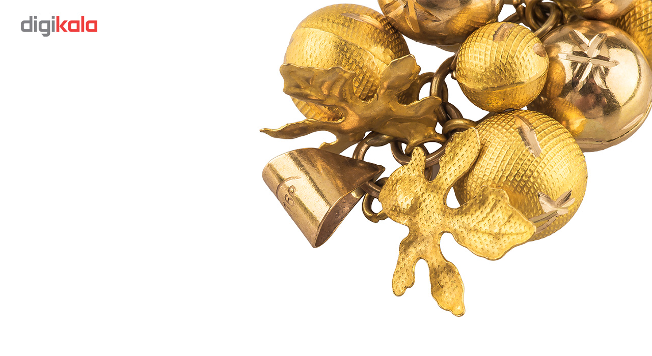 آویز گردنبند طلا 18 عیار گالری طلاچی مدل خوشه انگور thumb 3