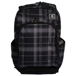 کوله پشتی لپ تاپ او جیو مدل FLUX GRAY PLAID. 441 مناسب برای لپ تاپ های 13 تا 15 اینچی
