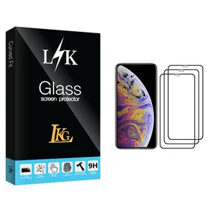 LKG LK Glass Screen Protector For Apple iPhone XS Max Pack Of 3