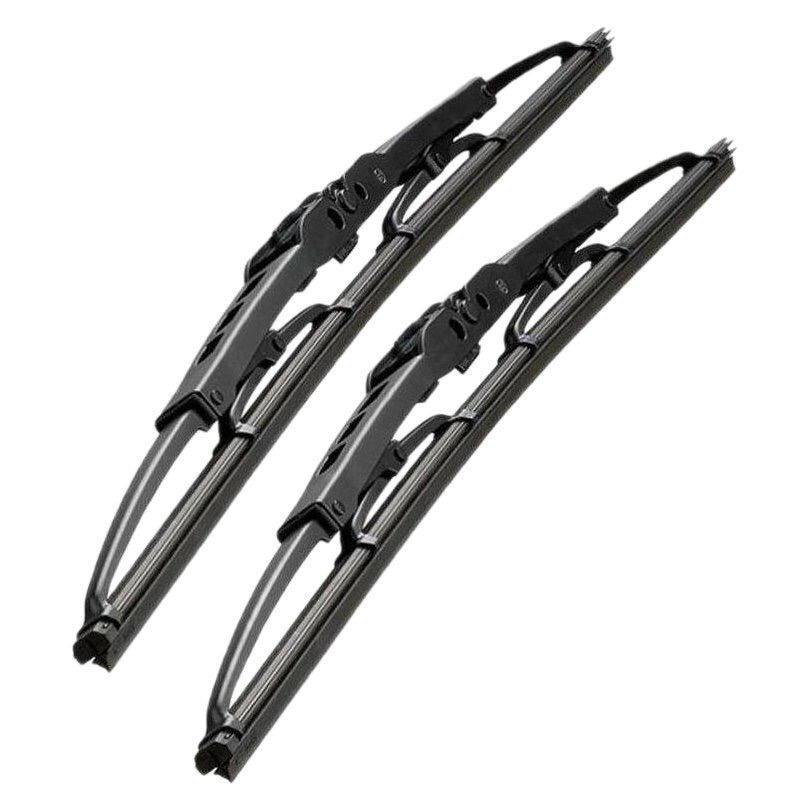 تیغه برف پاک کن جلو خودرو وارون مدل 18+18+CH مناسب برای پراید به همراه چشمی شیشه شوی بسته 3 عددی