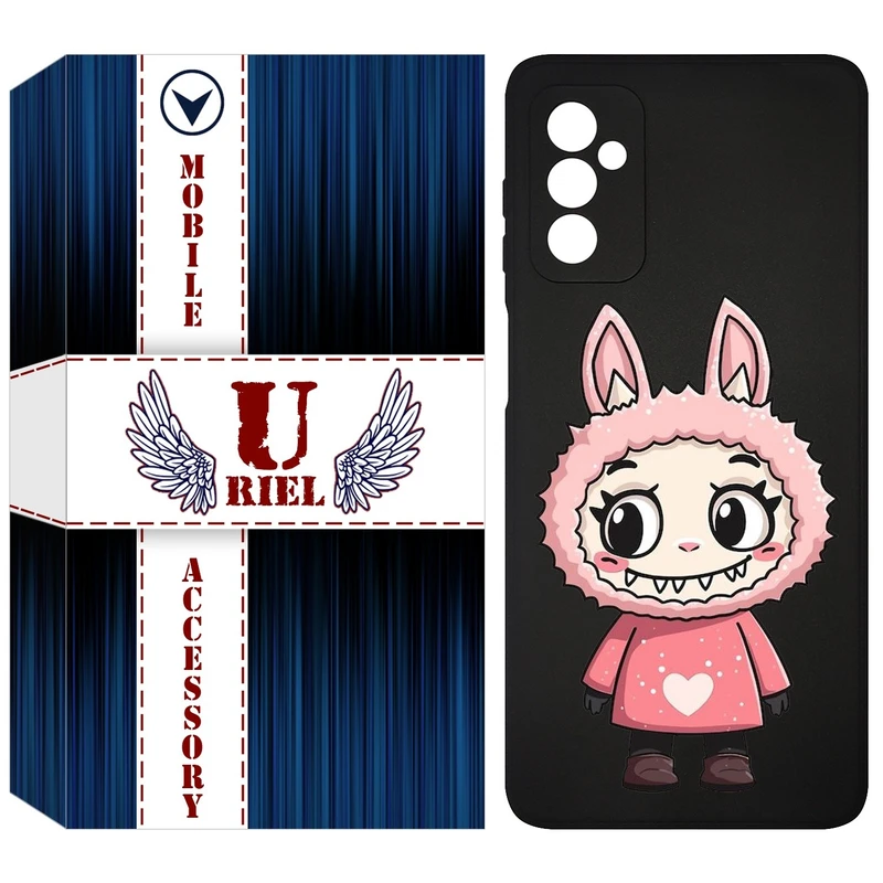 کاور یوریل مدل KSH کد 139 طرح عروسک لبوبو مناسب برای گوشی موبایل سامسونگ Galaxy M52 5G