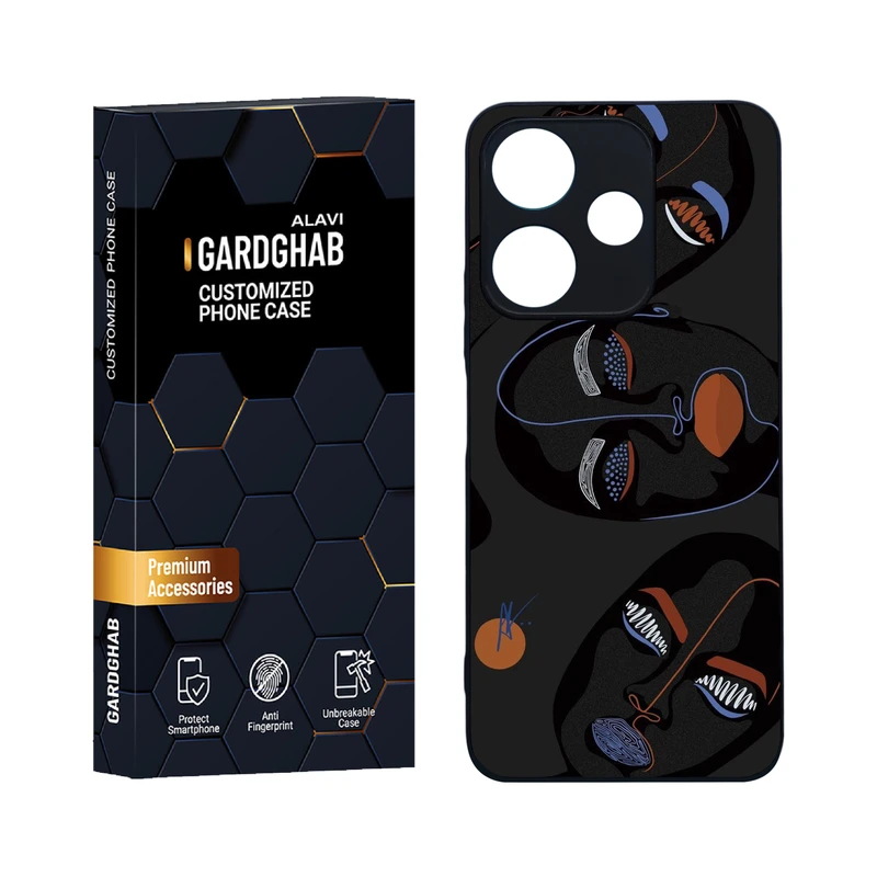 کاور گارد قاب علوی مدل دورژله ای ساده و مینیمال مناسب برای گوشی موبایل شیائومی Redmi 13 4G / 5G