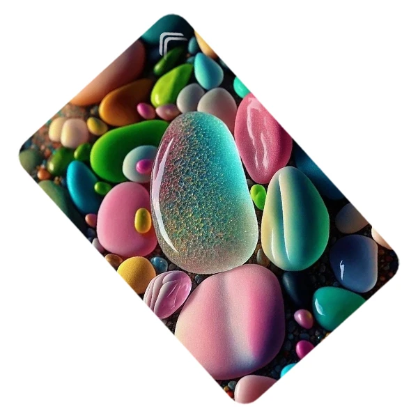 استیکر کارت بانکی طرح سنگ مدل CAC614-K-G1-168