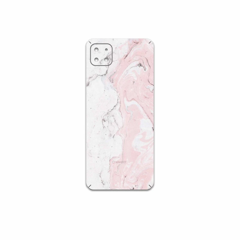 برچسب پوششی ماهوت مدل Blanco-Pink-Marble مناسب برای گوشی موبایل سامسونگ Galaxy A22 5G