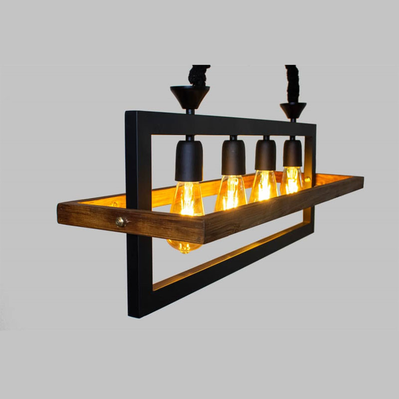 لوستر چهار شعله مدل GANJ4