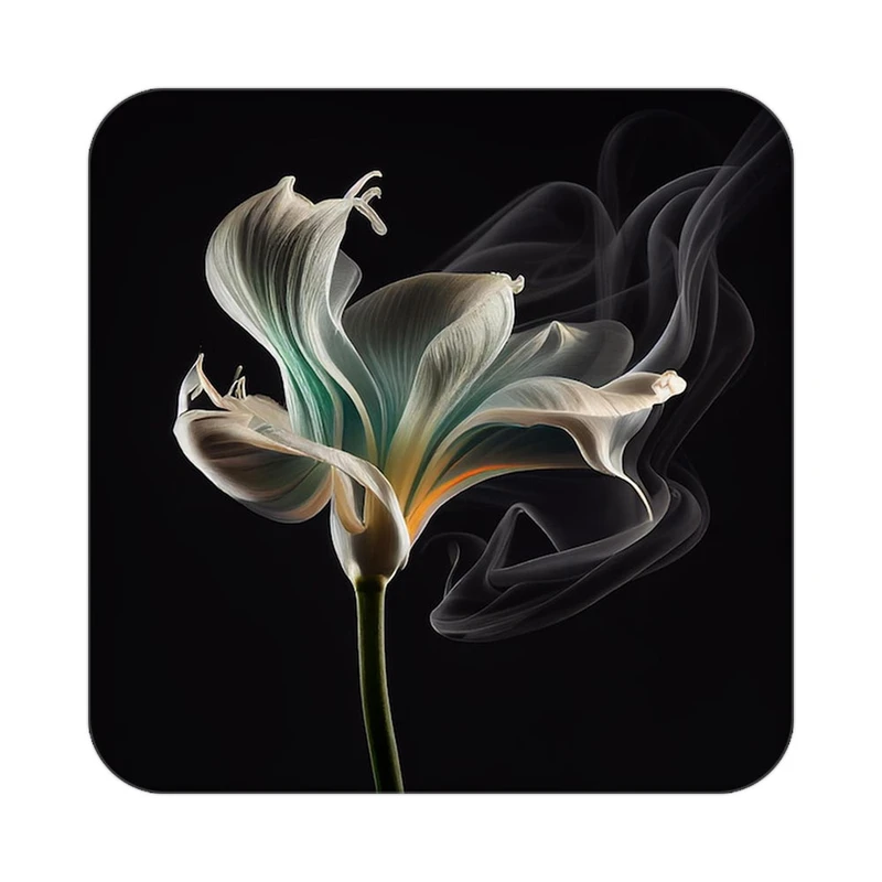 زیر لیوانی کاکتی طرح گل مدل mp16998