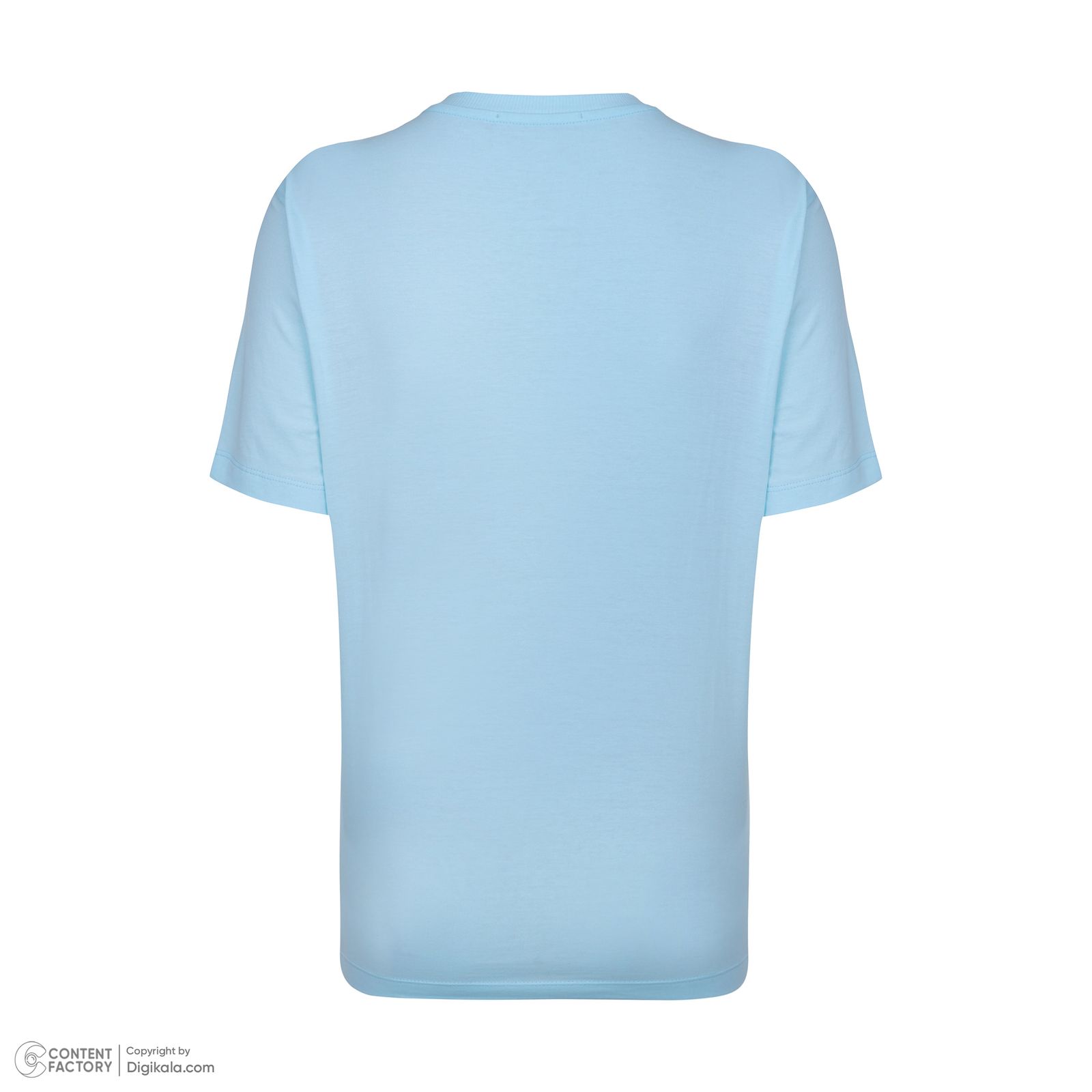 تی شرت آستین کوتاه زنانه پاتن جامه مدل نخی 131621020298297 رنگ فیروزه ای -  - 4
