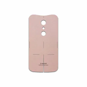 MAHOOT Rose Gold Leather Cover Sticker for Motorola Moto G 2nd gen