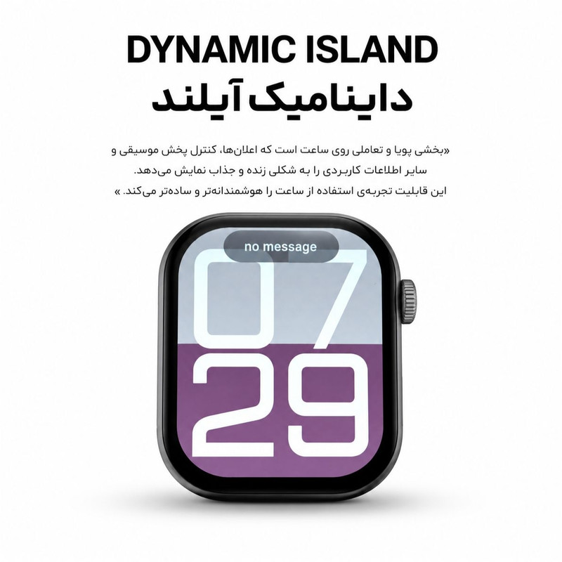 ساعت هوشمند 46 میلی متری مدل C10 Pro با بند سیلیکونی