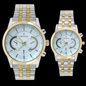 ست ساعت مچی عقربه‌ای کوارتز زنانه و مردانه مدل RM_طرح کوکو کد 01