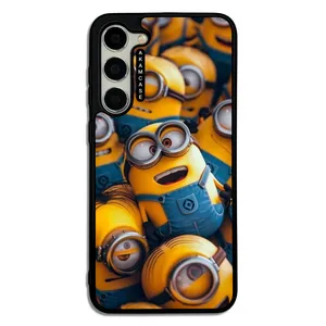 AKAM AMC-WSGS23P-MINIONS1 Cover For Samsung Galaxy S23 Plus