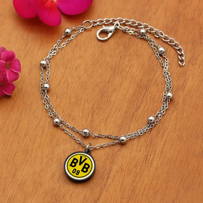 پابند زنانه ناکسیگو مدل شب تاب طرح دورتموند کد LB7406