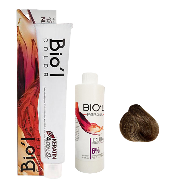 کیت رنگ مو بیول مدل BISCUIT شماره 6.39 حجم 100 میلی لیتر رنگ بلوند بیسکویتی تیره