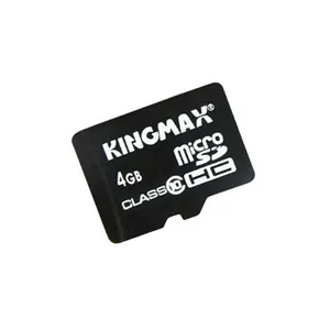کارت حافظه microSDHC کینگ مکس کلاس 10 سرعت 10Mbps همراه با آداپتور SD ظرفیت 4 گیگابایت