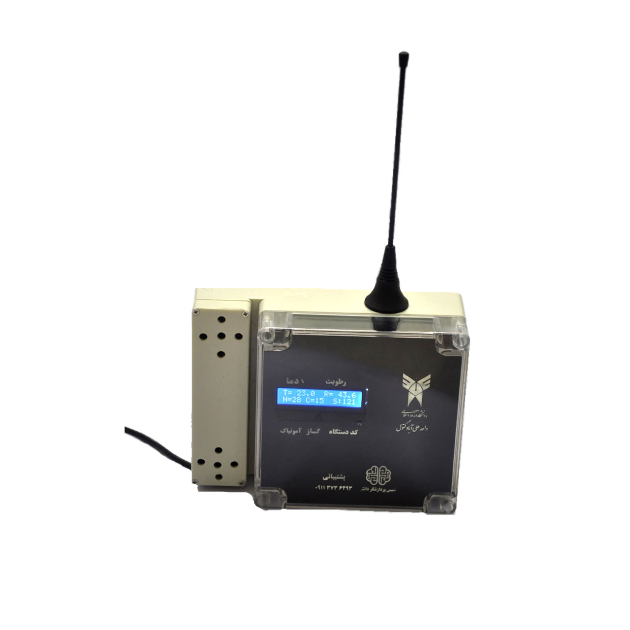 سنسور دما و رطوبت و دی اکسید کربن ناپادا مدل 104