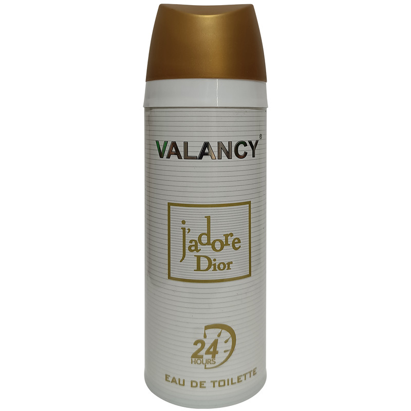 اسپری ضد تعریق زنانه والانسی مدل Dior Jadore حجم 200 میلی لیتر