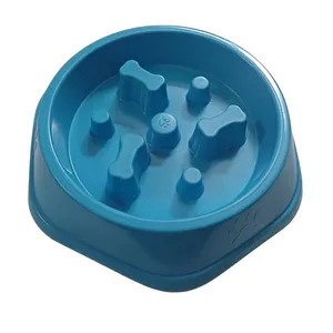 ظرف غذا سگ مدل آرام خور طرح استخوان 