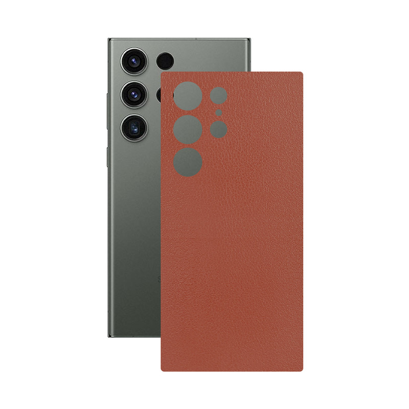 برچسب پوششی راک اسپیس مدل Leather-BR مناسب برای گوشی موبایل سامسونگ Galaxy S23 Ultra