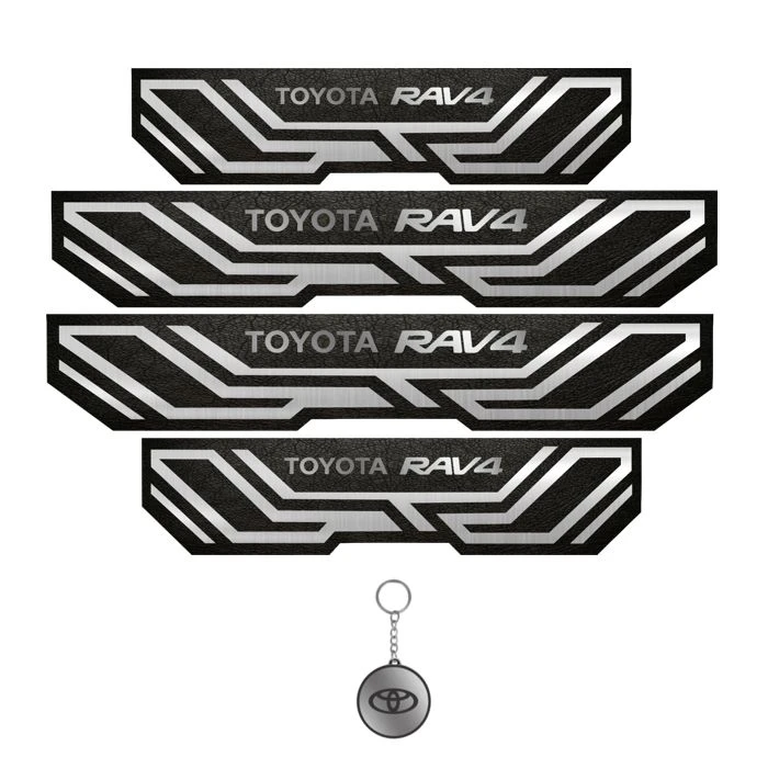 برچسب بدنه خودرو مهدیار کد PKA 2073 مناسب برای تویوتا راوفور مجموعه 4 عددی به همراه جاکلیدی