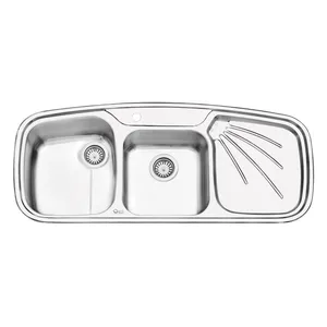 سینک ایلیا استیل مدل 2013L توکار سایز 50 × 116 سانتی متر