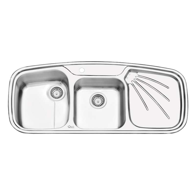 سینک ایلیا استیل مدل 2013L توکار سایز 50 × 116 سانتی متر