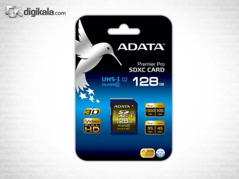 کارت حافظه Premier Pro 128GB SDHC/SDXC UHS-I U1 1