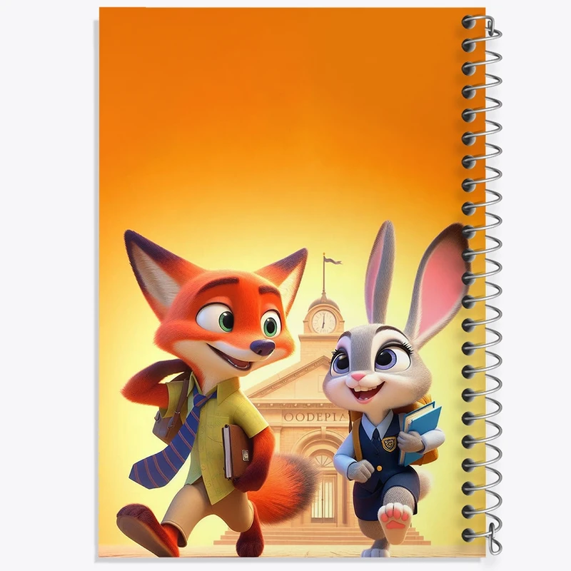 دفتر لیست خرید 50 برگ خندالو طرح زوتوپیا کد F2743