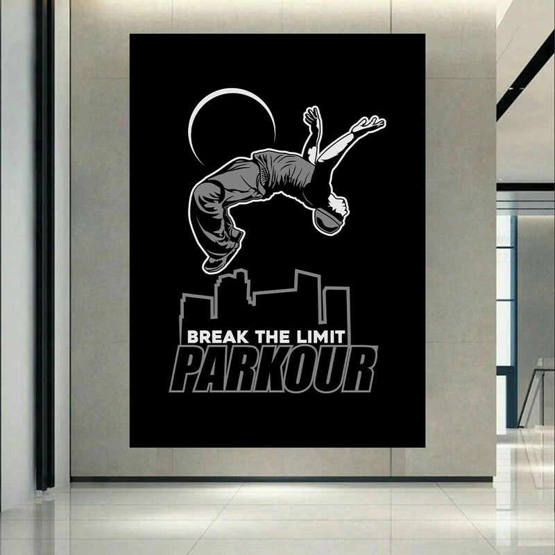 استیکر طرح پارکور مدل شکستن محدودیت ها کد PD130690