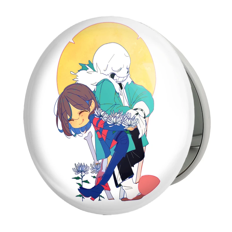 آینه جیبی خندالو طرح بازی آندرتیل (Undertale) مدل تاشو کد 31814