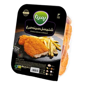 شنیسل سینه مرغ پمینا - 400 گرم 