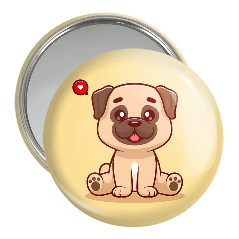 آینه جیبی خندالو مدل حیوانات بامزه سگ کد 29721