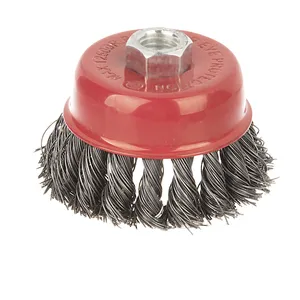 Verga Wire Plait Cup Brush 75mm