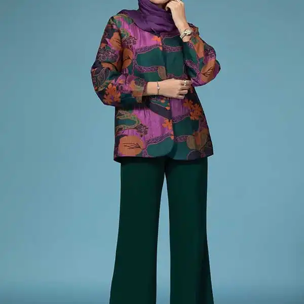 کت زنانه برنس مدل هلن رنگ سبز