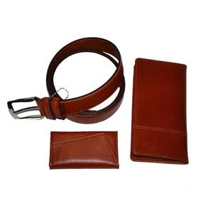 ست هدیه مردانه رایا چرم مدل BR001