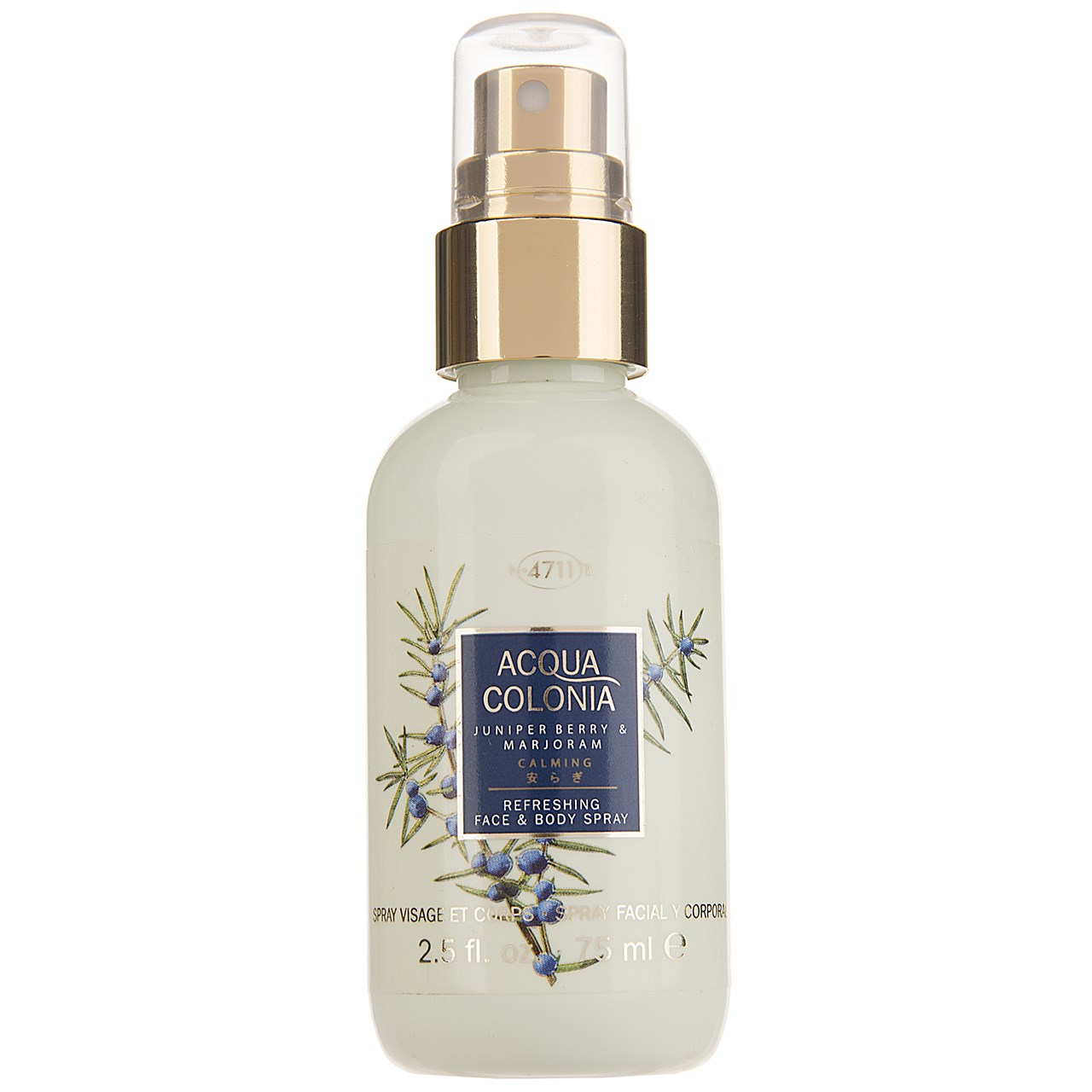 اسپری خوشبو کننده صورت و بدن زنانه آکوا کولونیا مدل Juniper Berry And Marjoram حجم 75 میلی لیتر