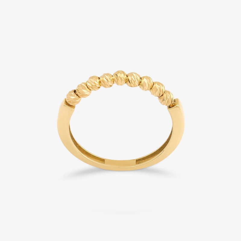 انگشتر طلا 18 عیار زنانه گلدم مدل R353016