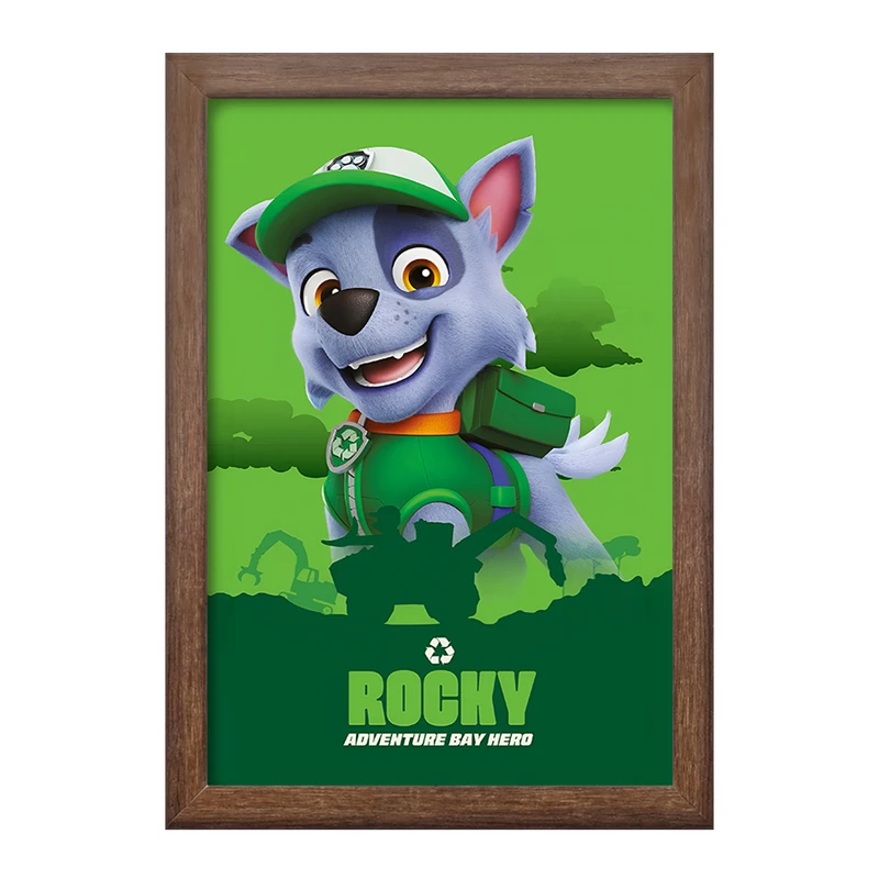 تابلو خندالو طرح راکی سگ های نگهبان کد F11015