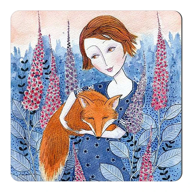  مگنت طرح دختر و روباه ه کد wmg1895