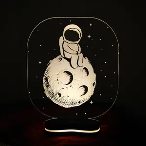 چراغ خواب سه بعدی گالری دکوماس طرح فضانورد1 کد DMS119