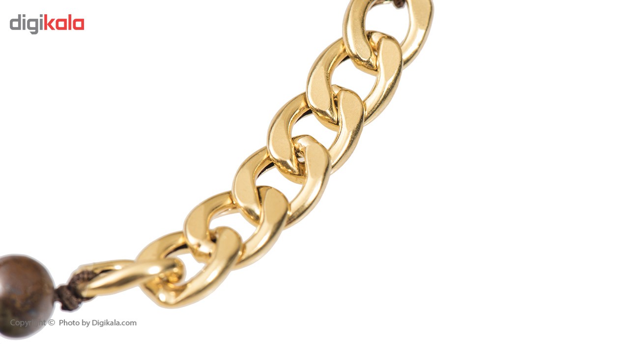 دستبند طلا 18 عیار رزا مدل BS101